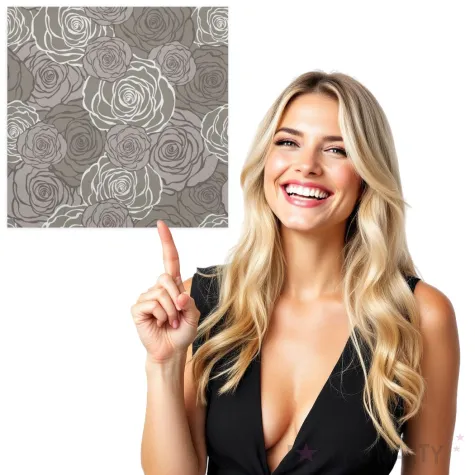 serwetki grafika rozy szara maki 33 cm 20 szt