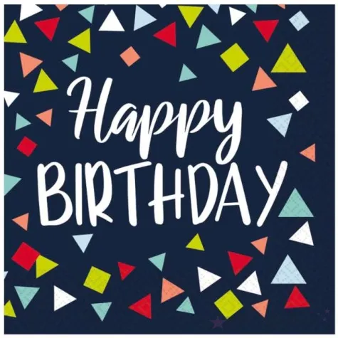 serwetki happy birthday amscan 33 cm 16 szt