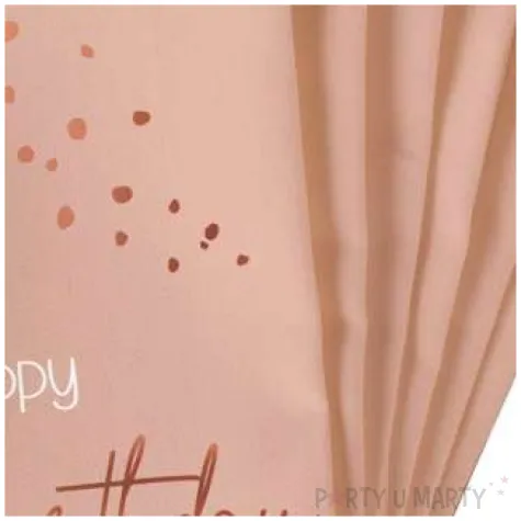 serwetki happy birthday elegant lush blush rozowy folat 33 cm 10 szt