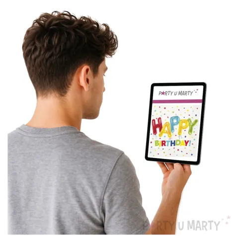 serwetki happy birthday konfetti mix unique 33 cm 16 szt