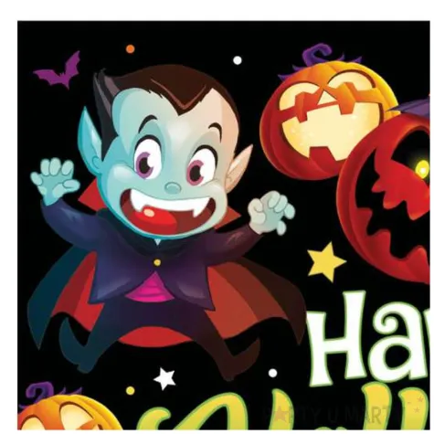 serwetki happy halloween male potwory guirca 33 cm 20 szt