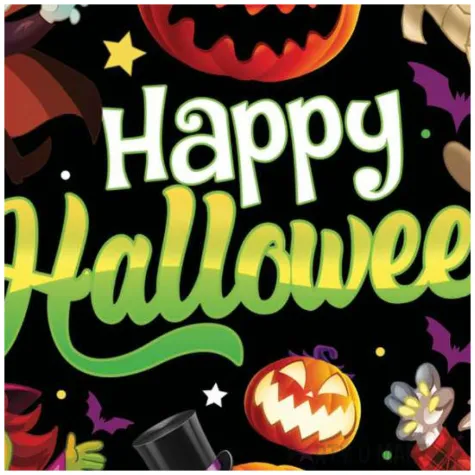 serwetki happy halloween male potwory guirca 33 cm 20 szt