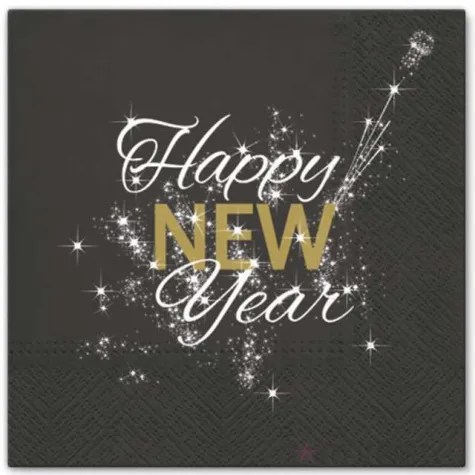 serwetki happy new year paw 33 cm 20 szt