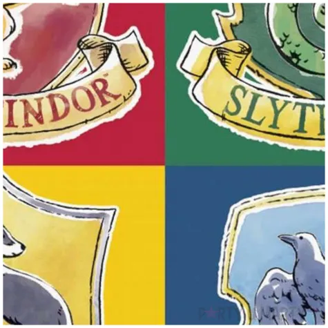 serwetki harry potter domy hogwartu unique 33 cm 16 szt