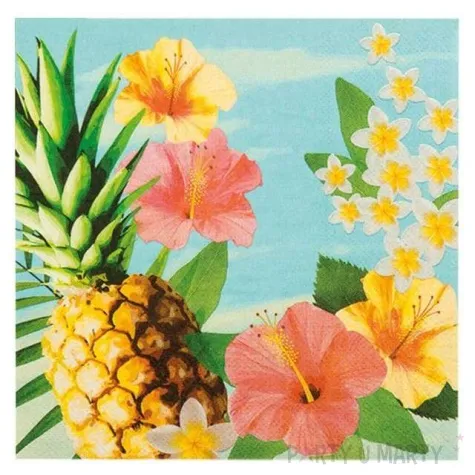 serwetki hawajskie ananasy boland 33 cm 12 szt