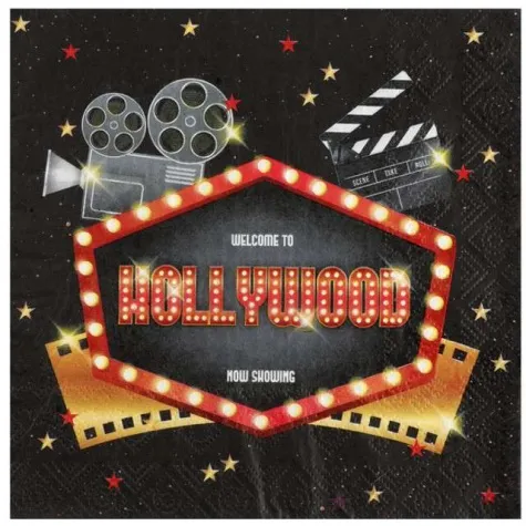 serwetki hollywood santex 33 cm 20 szt