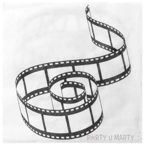 serwetki hollywood santex biale 33 cm 20 szt