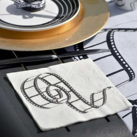 serwetki hollywood santex biale 33 cm 20 szt