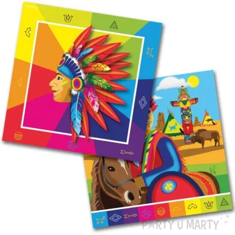 serwetki indianie mix folat 33 cm 20 szt