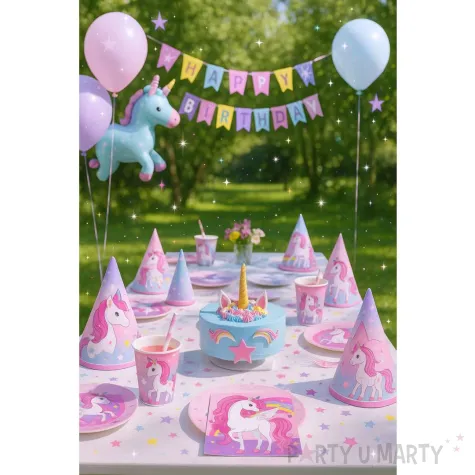 serwetki jednorozec unicorn rainbow colors procos 33 cm 20 szt