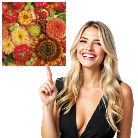 serwetki jesienna wariacja maki 33 cm 20 szt