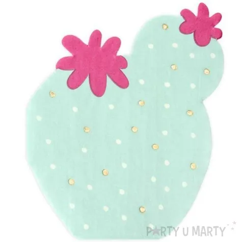 serwetki kaktus mietowe partydeco 27 cm 20 szt