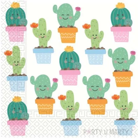 serwetki kaktusy procos 33 cm 20 szt