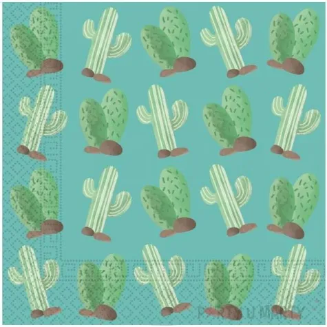 serwetki kaktusy procos 33 cm 20 szt