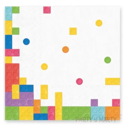 serwetki klocki partypal 33 cm 10 szt