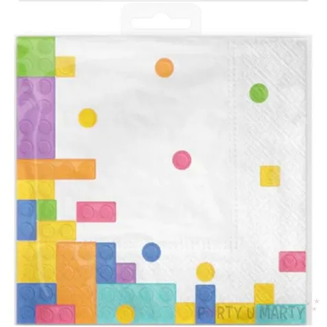 serwetki klocki partypal 33 cm 10 szt