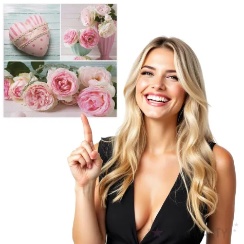 serwetki kolaz z roz maki 33 cm 20 szt