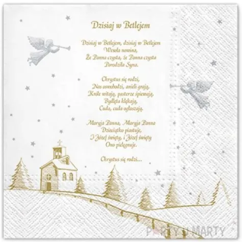 serwetki koleda paw 33 cm 20 szt