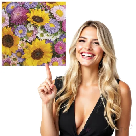 serwetki kolorowe letnie kwiaty maki 33 cm 20 szt