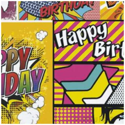 serwetki komiksowe urodziny maki 33 cm 20 szt