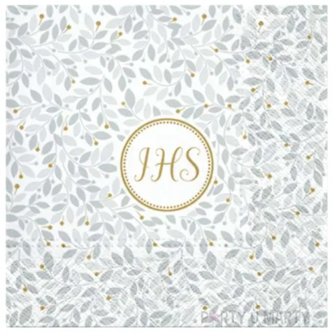 serwetki komunia subtelne ihs paw 33 cm 20 szt