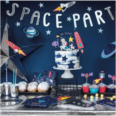 serwetki kosmos partydeco 33 cm 20 szt