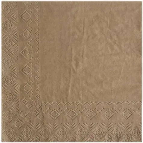 serwetki kraft santex brazowe 33 cm 20 szt