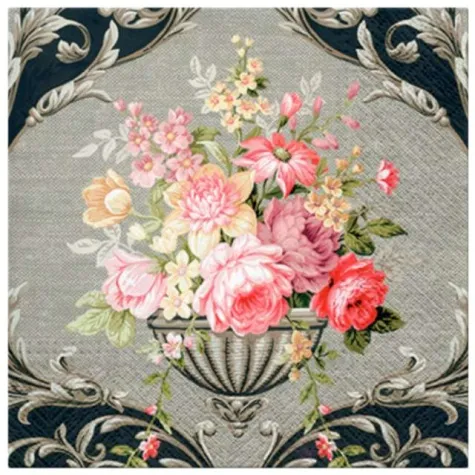 serwetki krolewski bukiet paw 33 cm 20 szt