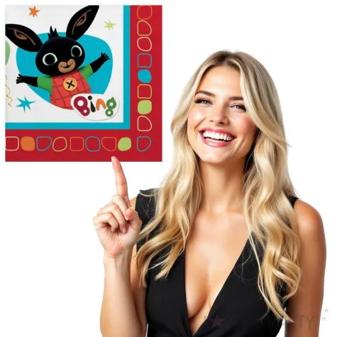 serwetki krolik bing amscan 33 cm 16 szt