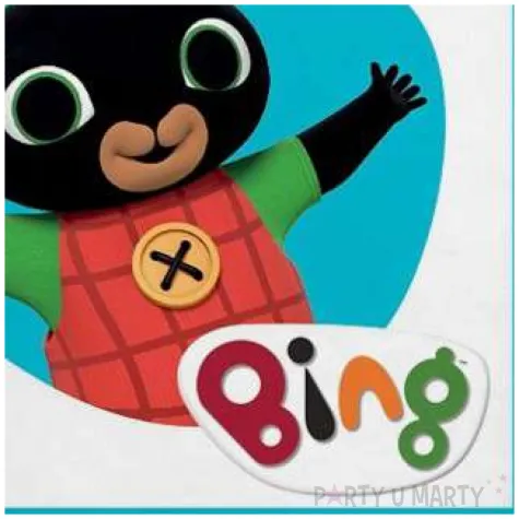 serwetki krolik bing amscan 33 cm 16 szt