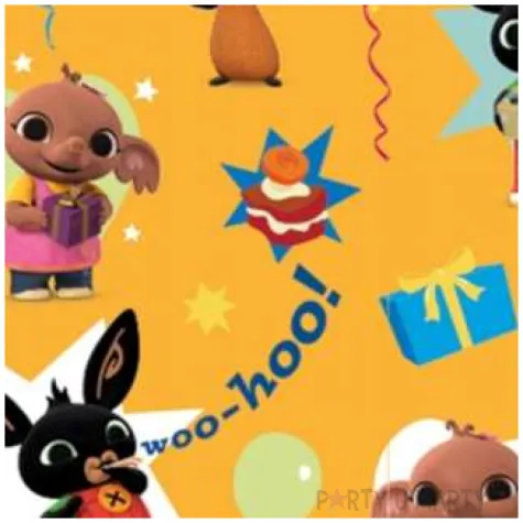 serwetki krolik bing amscan 33 cm 16 szt