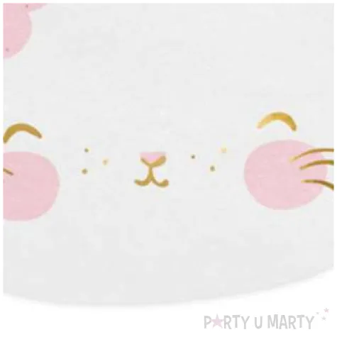 serwetki krolik wielkanocny partydeco 14 5 x 12 cm 20 szt