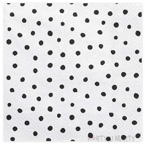 serwetki kropki bazgroly 33 cm 20 szt