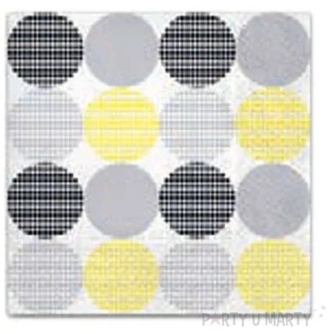 serwetki kropki kropki zolty paw 33 cm 20 szt