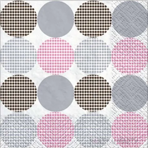 serwetki kropki paw 33 cm 20 szt