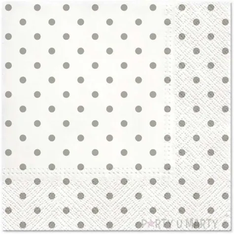 serwetki kropki paw 33 cm 20 szt