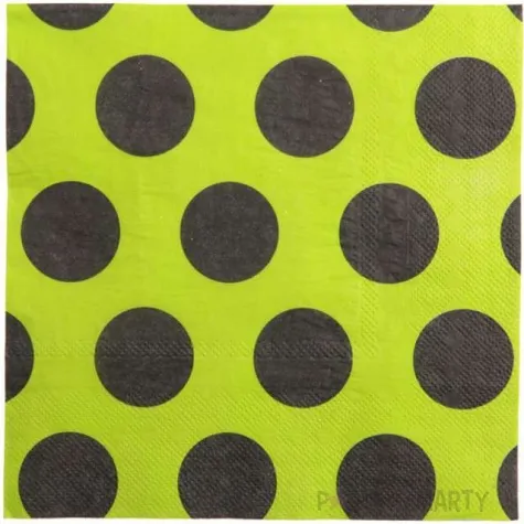 serwetki kropki santex zielone 33 cm 10 szt