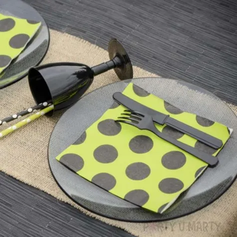 serwetki kropki santex zielone 33 cm 10 szt