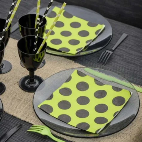 serwetki kropki santex zielone 33 cm 10 szt