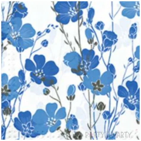 serwetki kwiaty lnu paw 33 cm 20 szt