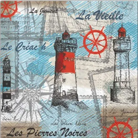 serwetki latarnie sea breeze paw 33 cm 20 szt