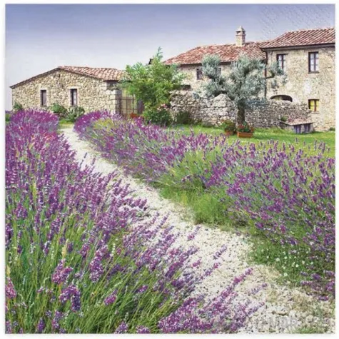 serwetki lawendowa farma maki 33 cm 20 szt
