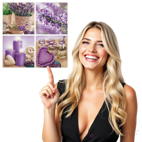 serwetki lawendowe spa maki 33 cm 20 szt