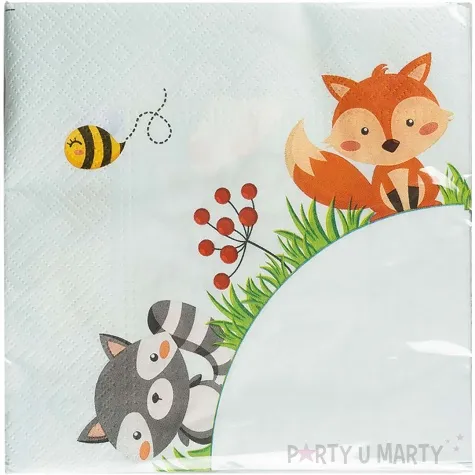 serwetki lesne zwierzeta mix arpex 33 cm 20 szt