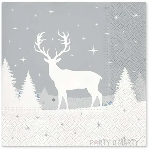 serwetki lesny jelen paw 33 cm 20 szt