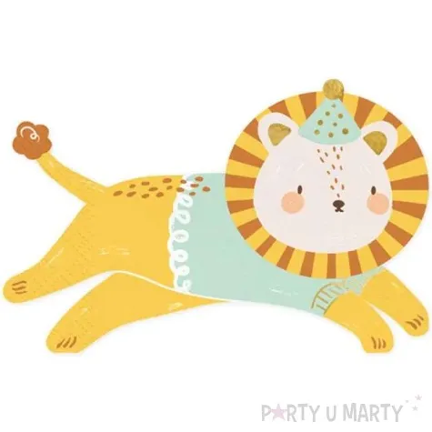 serwetki lew partydeco 16x10 cm 20 szt