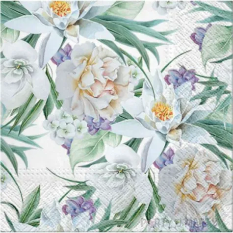 serwetki lilie i piwonie paw 33 cm 20 szt