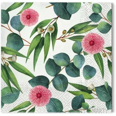 serwetki liscie eukaliptusa paw 33 cm 20 szt