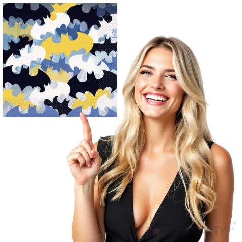 serwetki logo batman unique 33 cm 16 szt