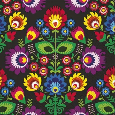 serwetki lowickie wzory paw 33 cm 20 szt